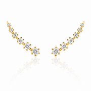 Celina Cz Bar Earring