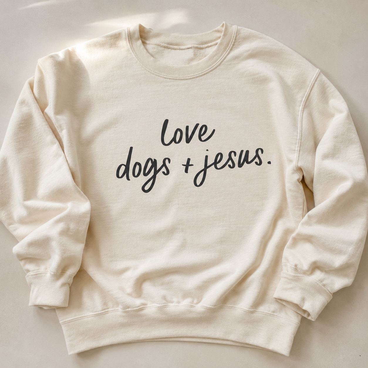 Love Dogs & Jesus Pullover