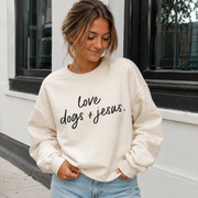 Love Dogs & Jesus Pullover