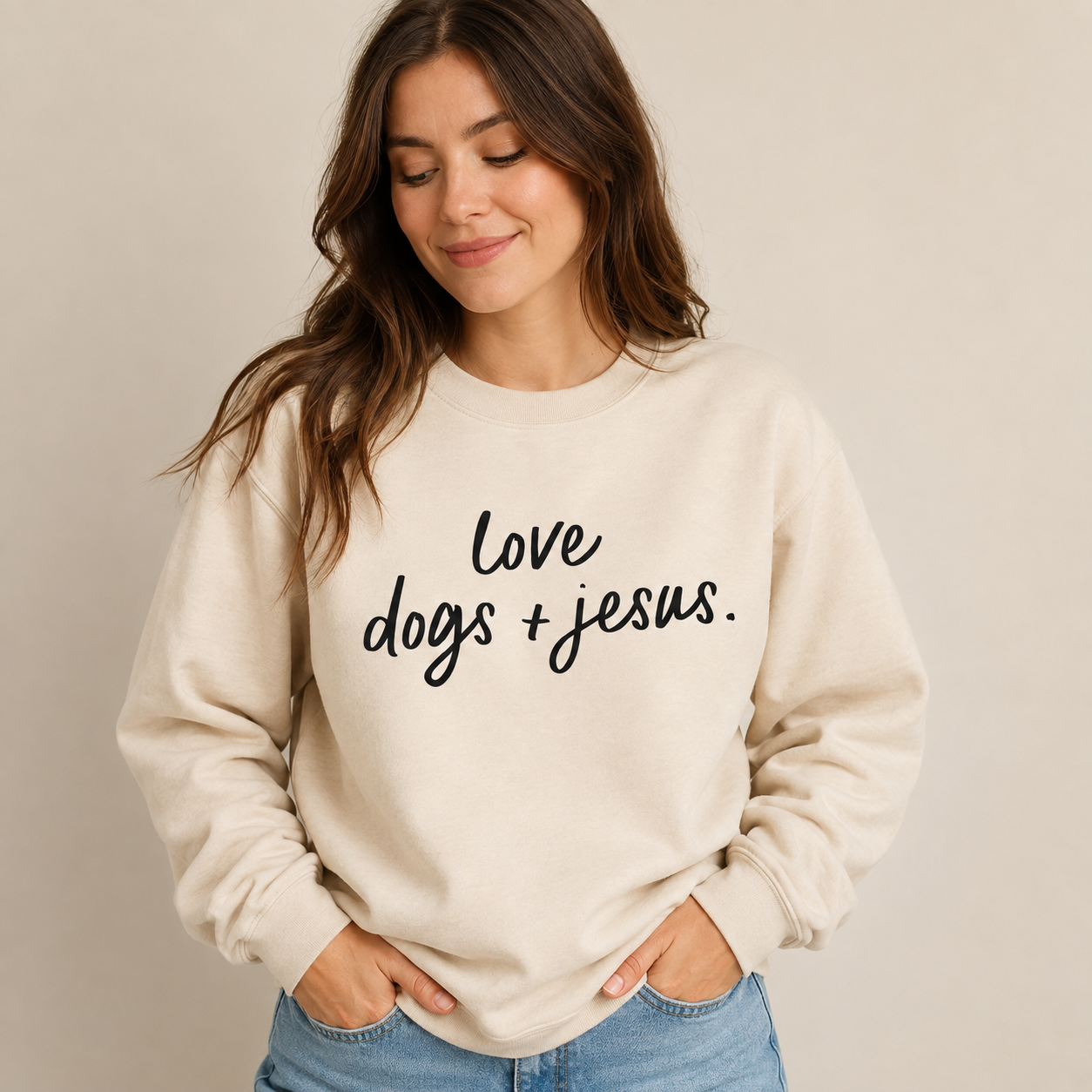 Love Dogs & Jesus Pullover