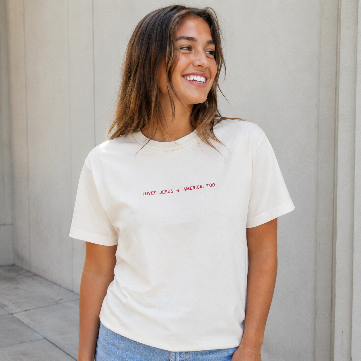 Loves Jesus + America, Too.