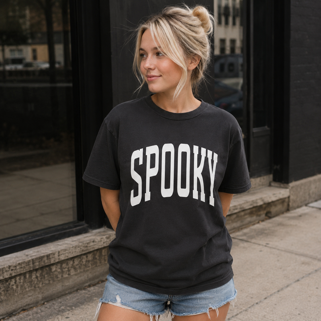 Spooky Varsity Adult Tee/sweatshirt
