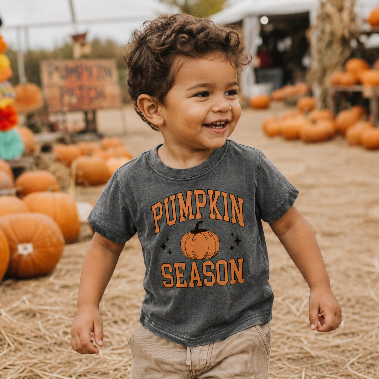 Pumpkin Season Kids Tee