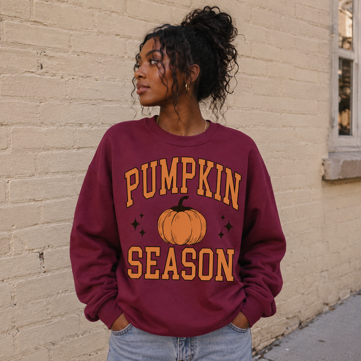 Pumpkin Season Adult Sweatshirt
