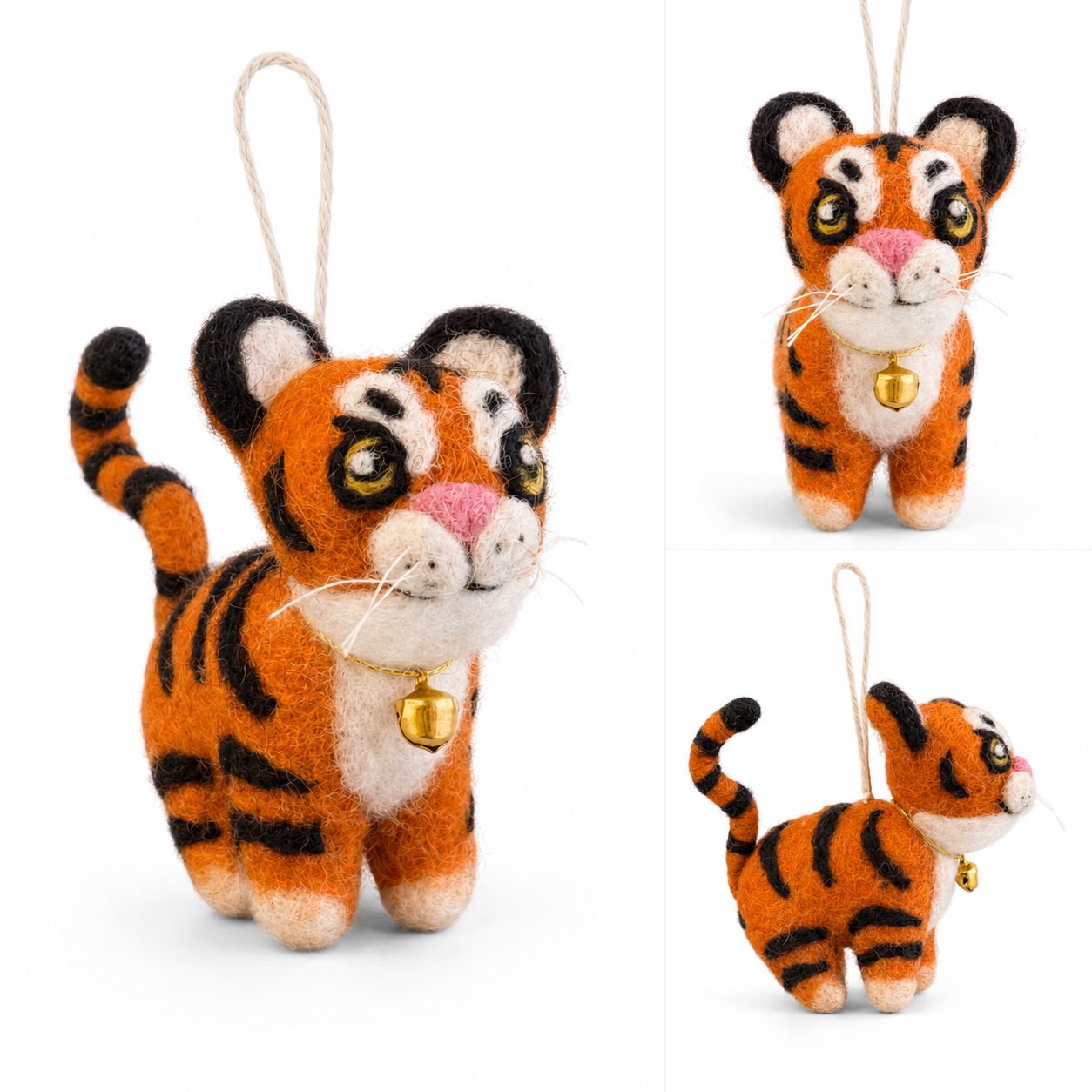 Felt Ornament - Tiger