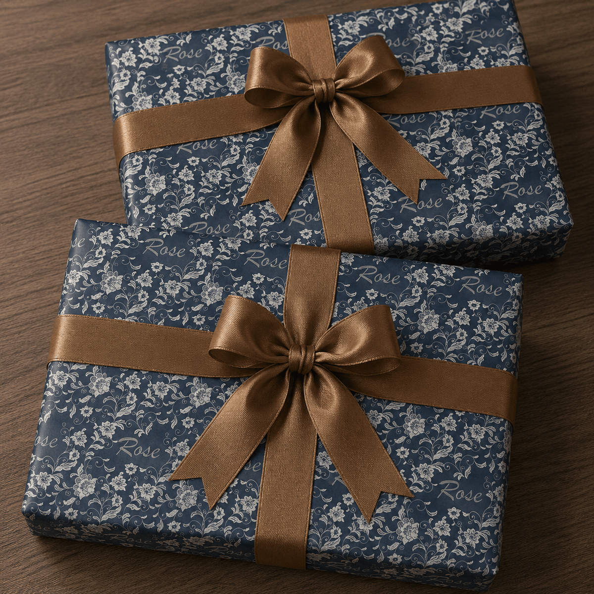 Personalized Ivory Lace Wrapping Paper | Custom Gift Wrap