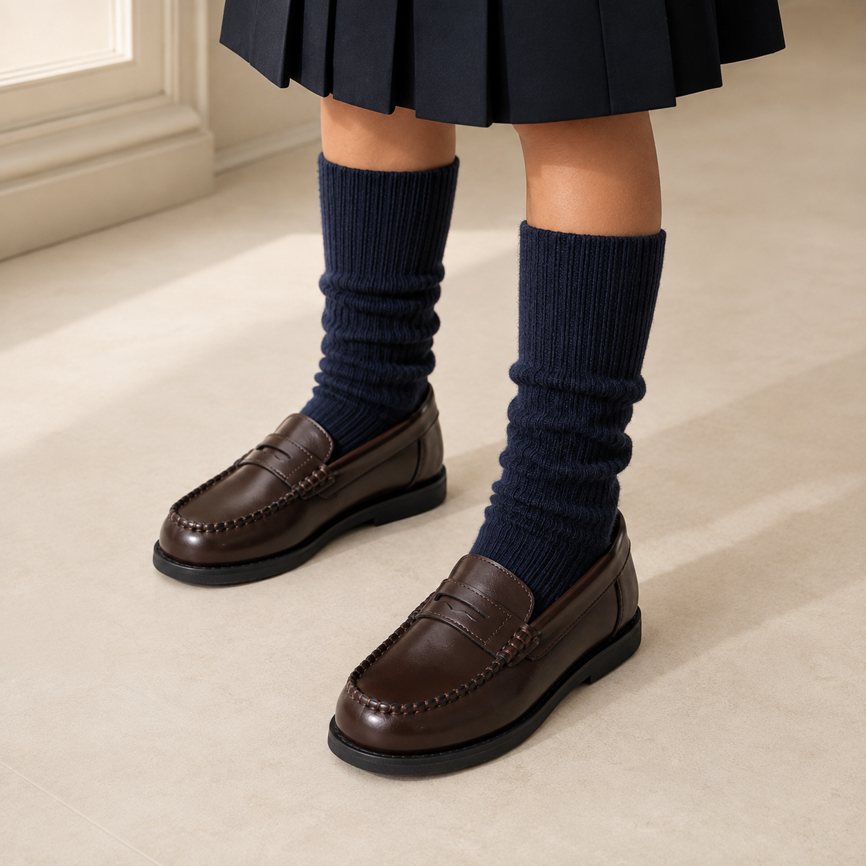 Scholar Mocassin Brown