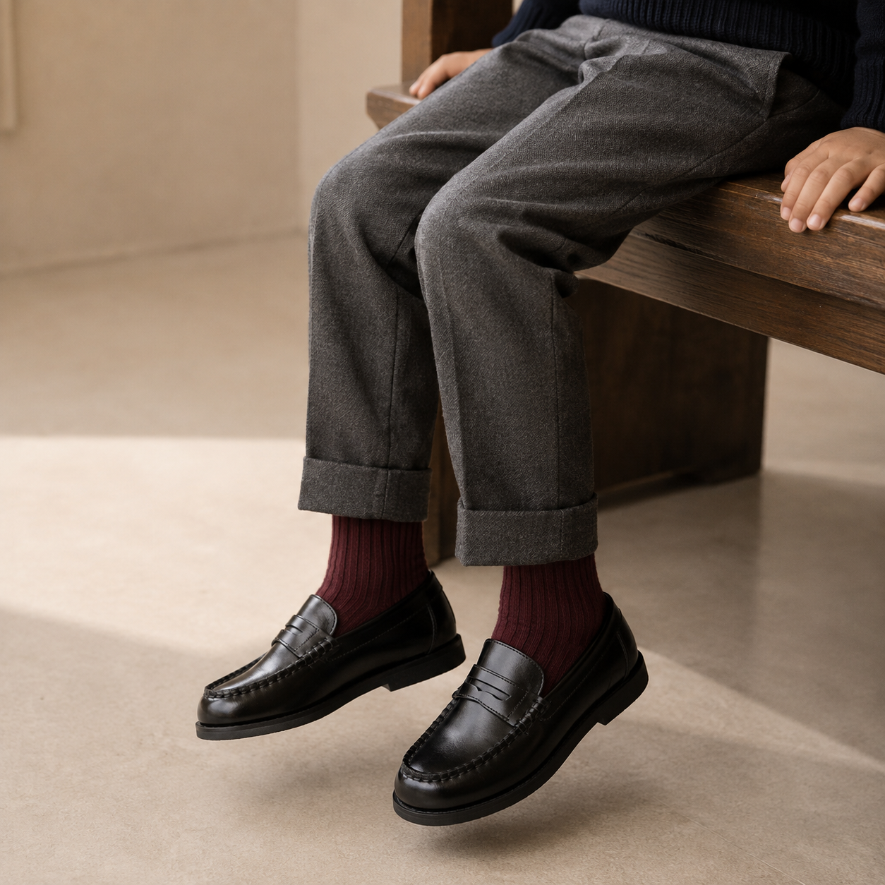 Scholar Mocassin Black