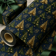 Personalized Enchanted Christmas Wrapping Paper | Custom Gift Wrap