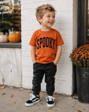 Spooky Varsity Kids Tee
