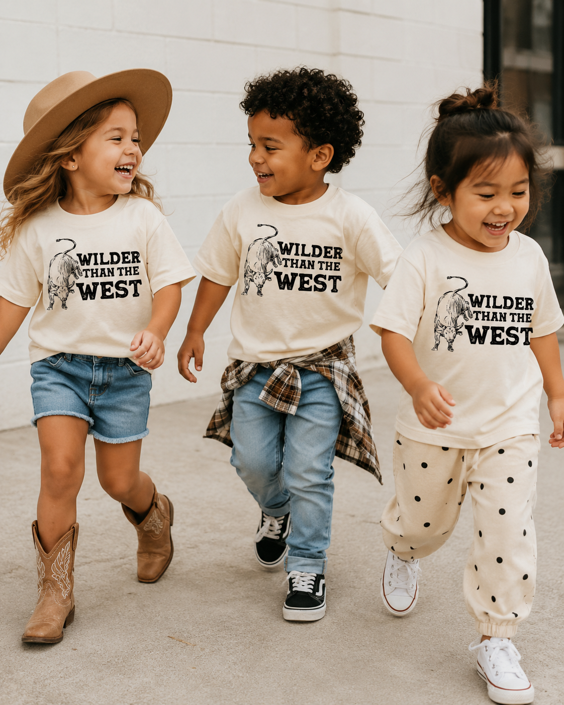 Wilder Than The West Kids Tee