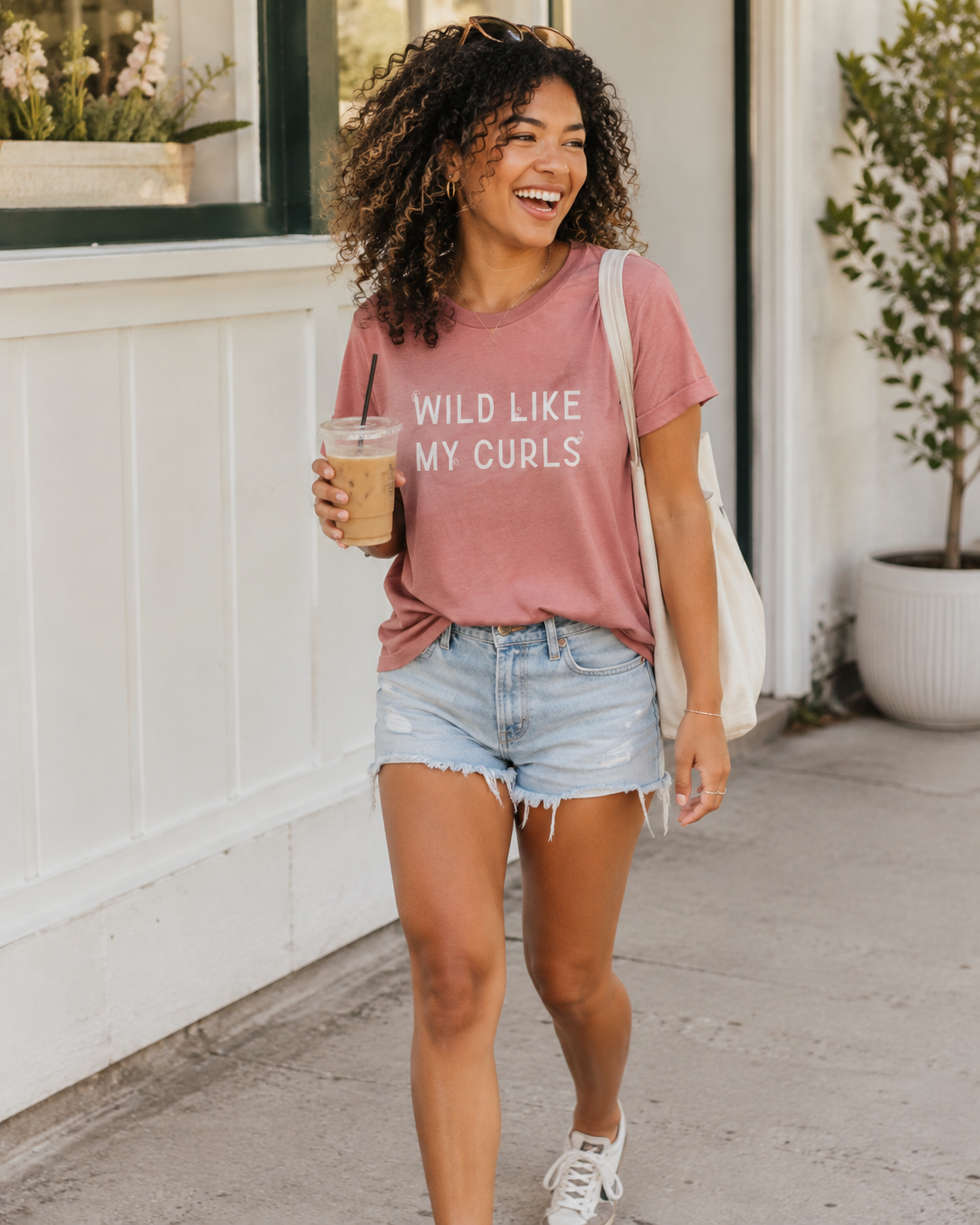 Wild Like My Curls - Adult Tee!