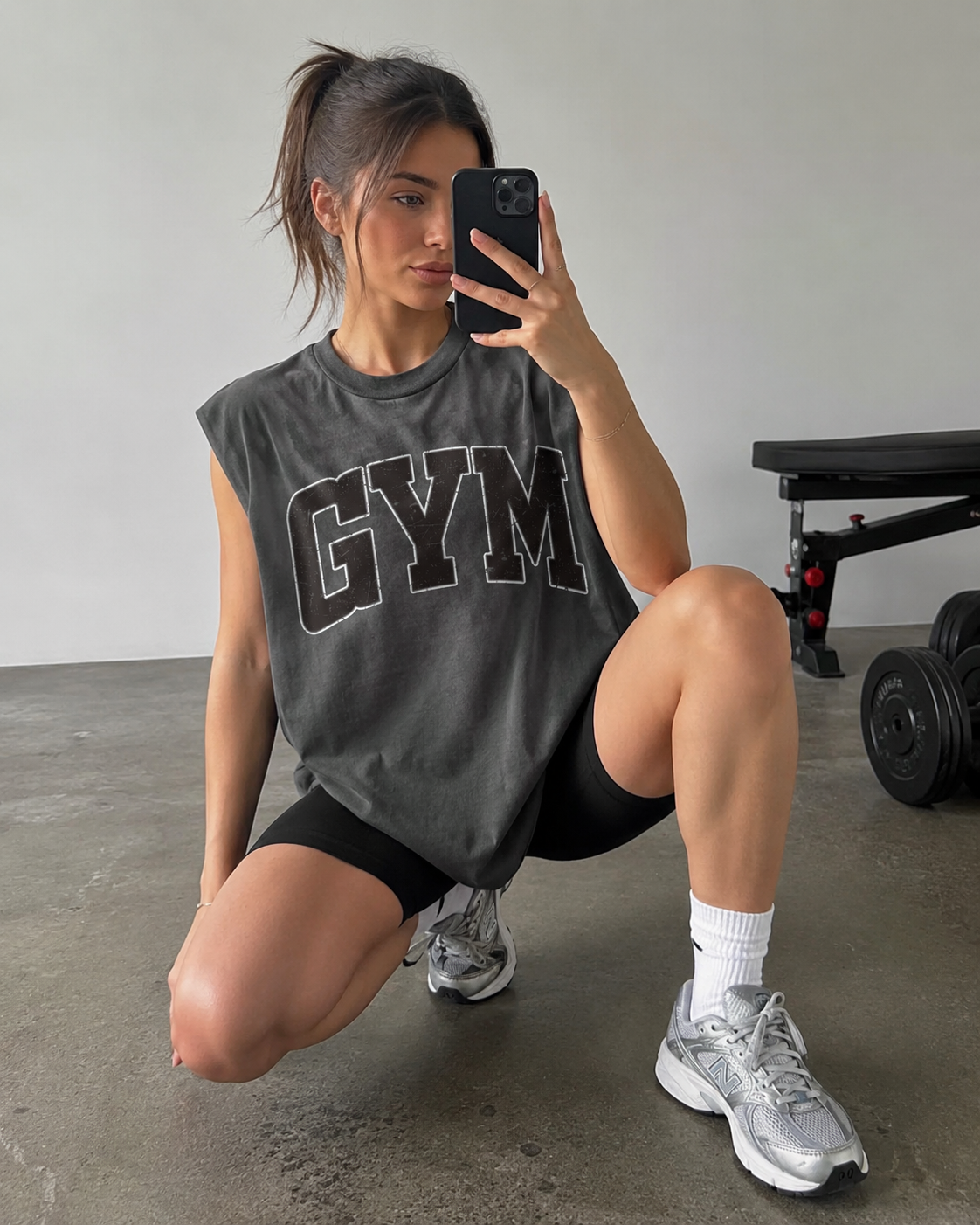 Gym Varsity Muscle Tank