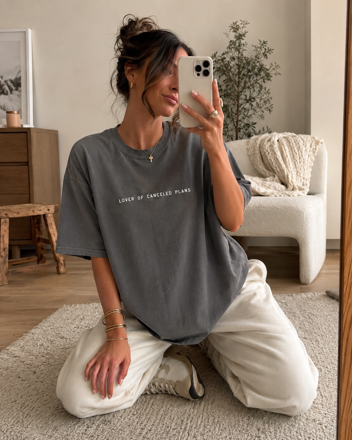 Lover Of Canceled Plans Minimal Tee