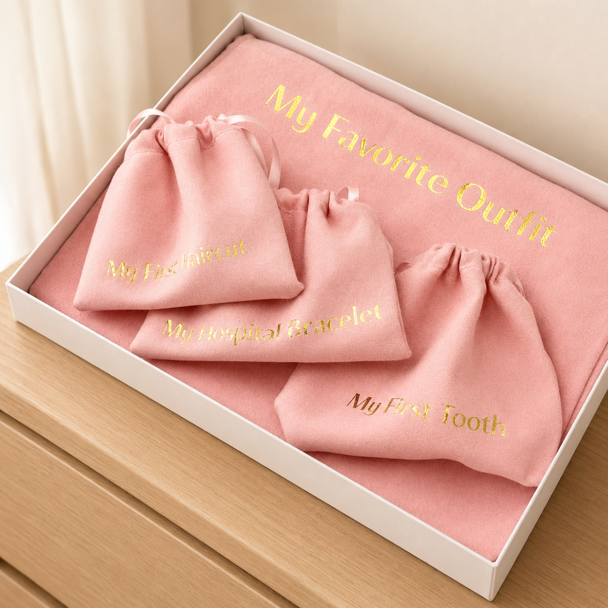 Heypeacock Keepsake Pouches: Pink