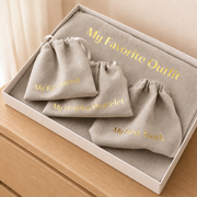Heypeacock Keepsake Pouches: Gray