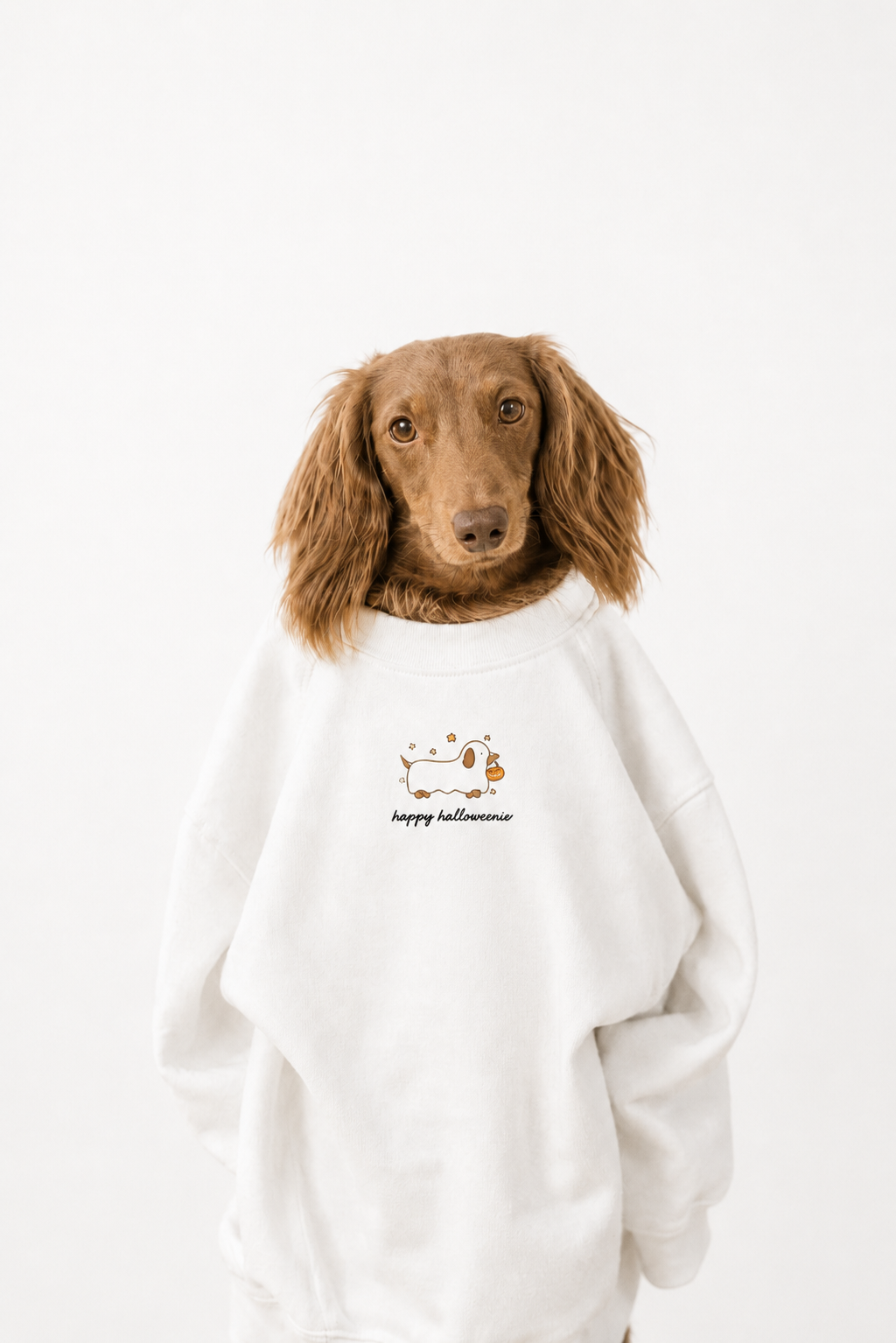 Happy Halloweenie Weenie Dog Sweatshirt