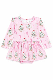 Christmas Cookies L/s Twirl Bodysuit