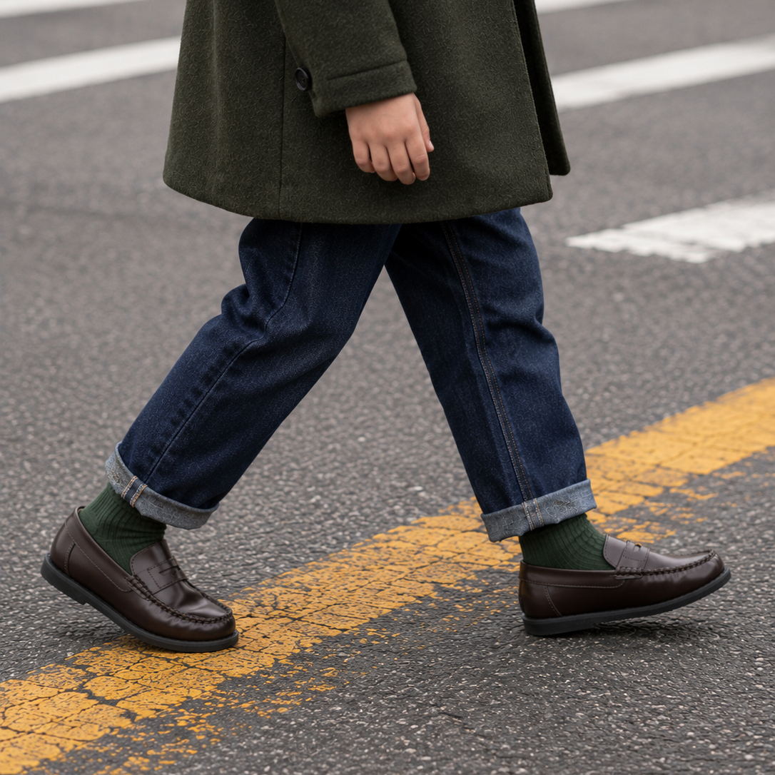 Scholar Mocassin Brown