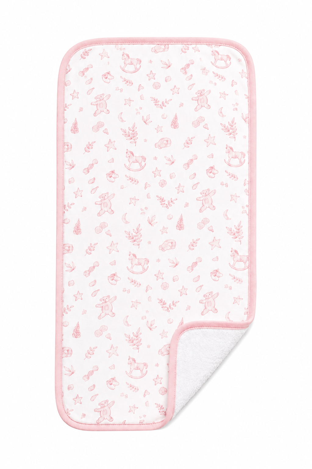 A Little Baby - Girls Burp Cloth