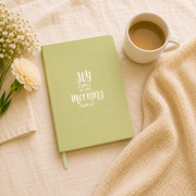 Journal: Heypeacock Journal, Premium Soft Leather - Joy Comes In The Morning