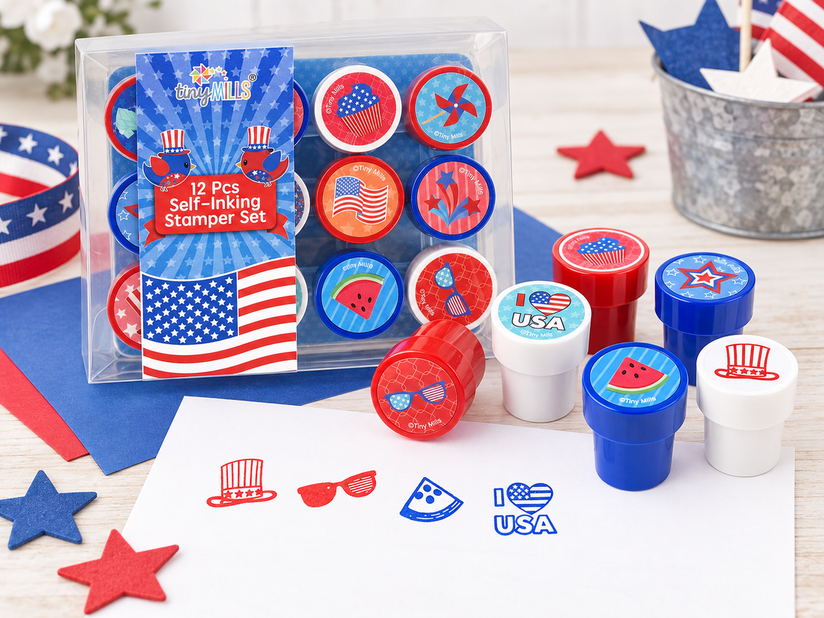Patriotic 4th Of July Stamp Kit