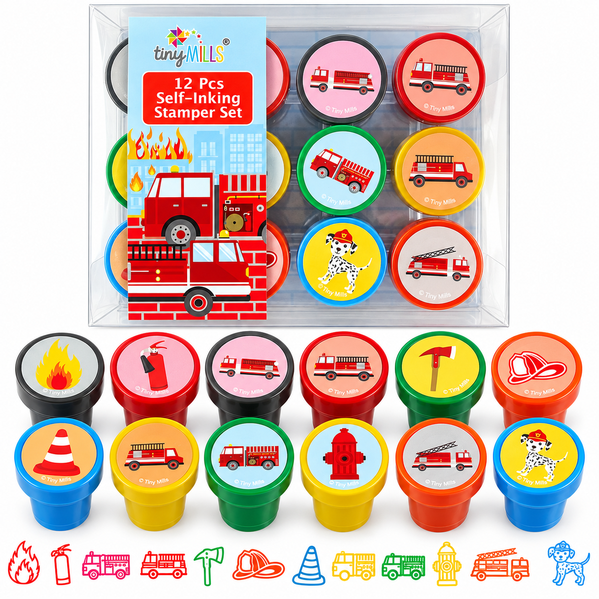Firetruck Stamp Kit