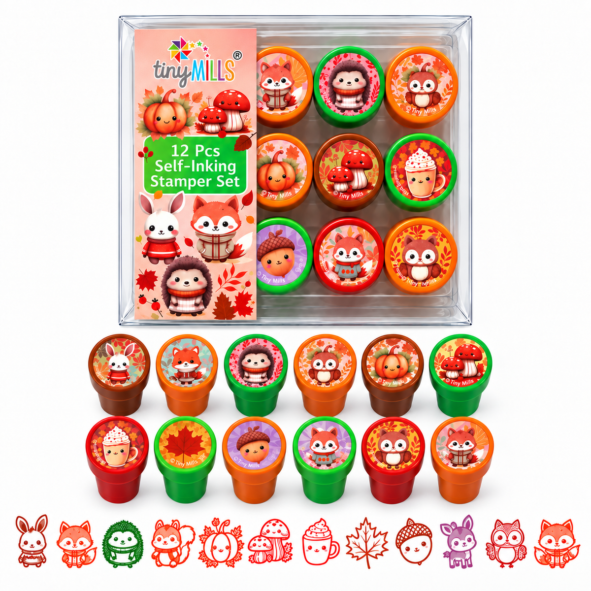 Cozy Autumn Animals Stamp Kit
