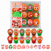 Cozy Autumn Animals Stamp Kit