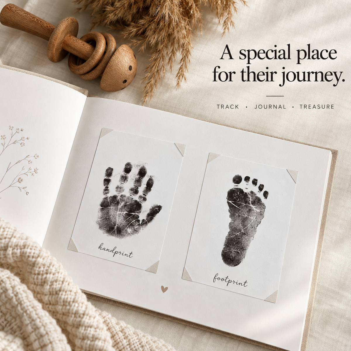 Mess-free Baby Handprint & Footprint Keepsake Kit - 4-pack