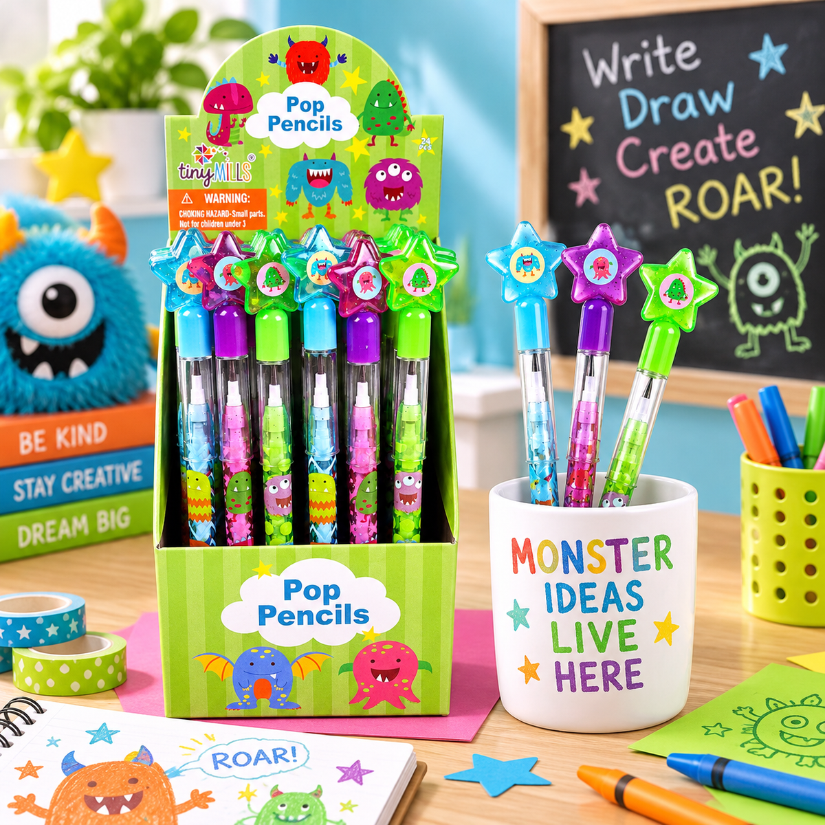 Monsters Multi Point Pencils