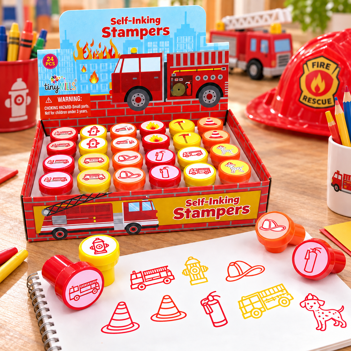 Fire Trucks Stampers