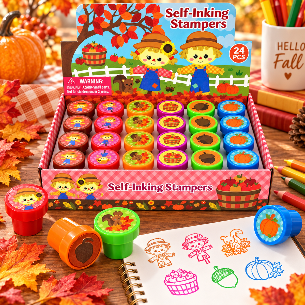 Autumn Fall Harvest Thanksgiving Stampers