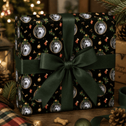Personalized Santa's Favorite Pup Wrapping Paper | Custom Gift Wrap