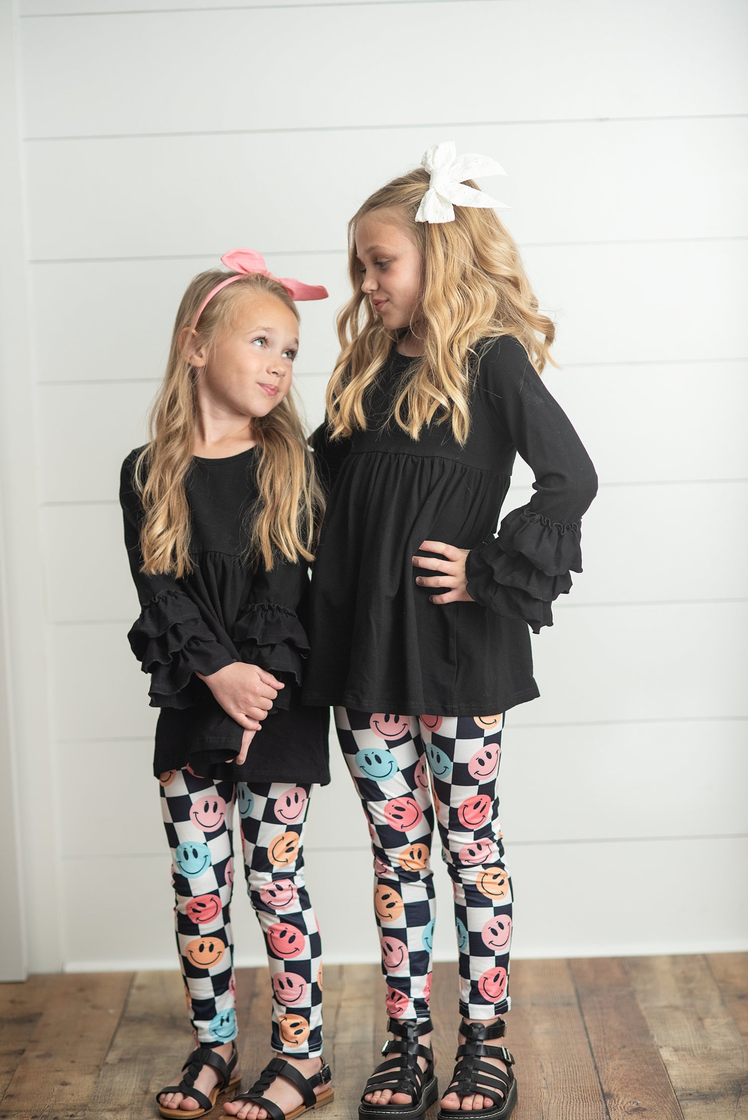 Smile Check Leggings Set