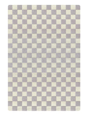 Rug Checkerboard Lilac 6.6 X 9.8 Ft