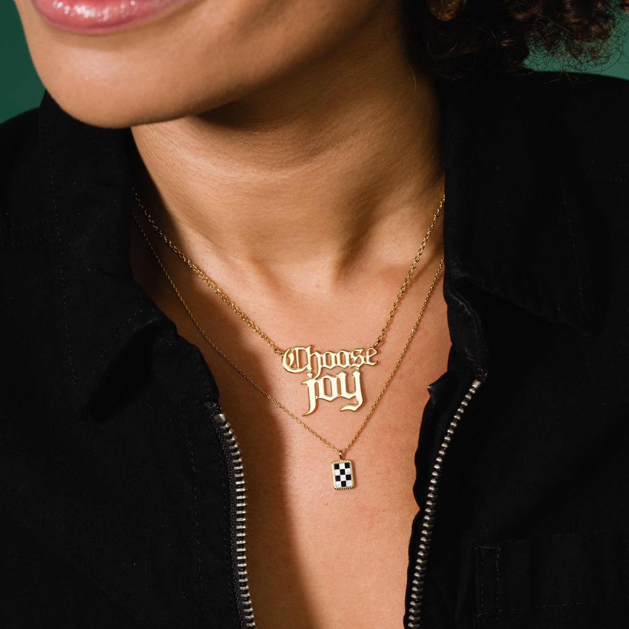 Checker Necklace