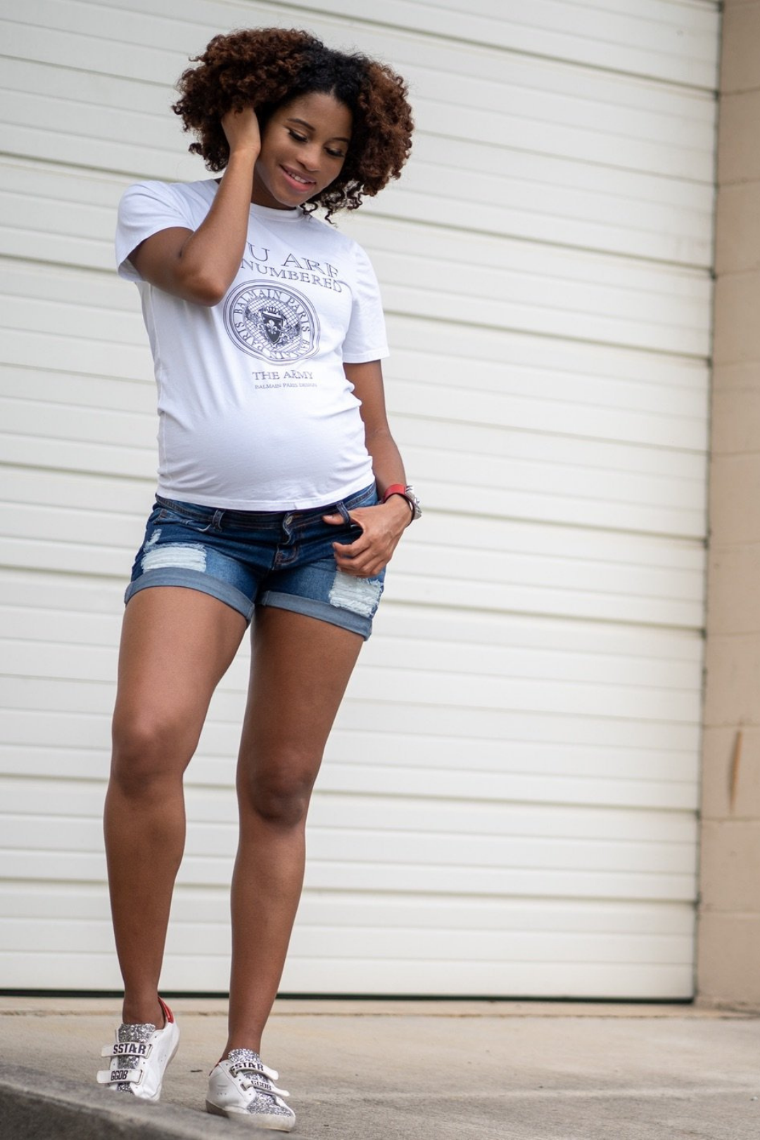 Chelsea Maternity Jean Shorts