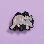 Sad Cloud Cat Chenille Patch
