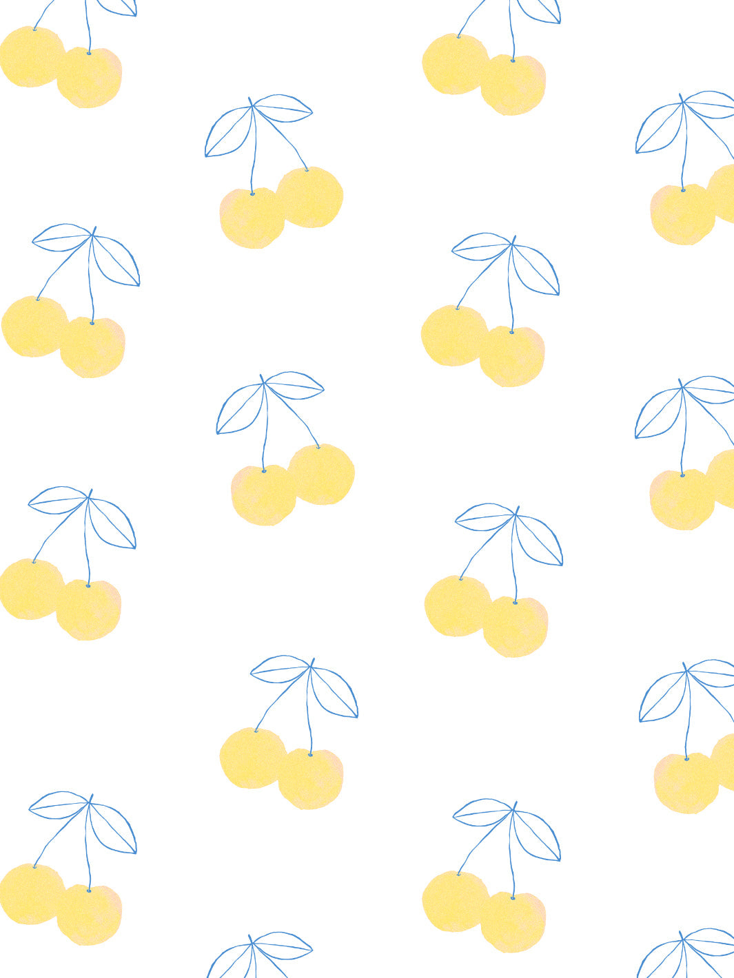 'cherries' Wallpaper By Tea Collection - Daffodil