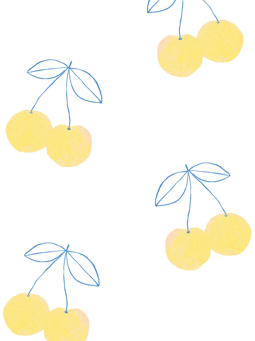 'cherries' Wallpaper By Tea Collection - Daffodil
