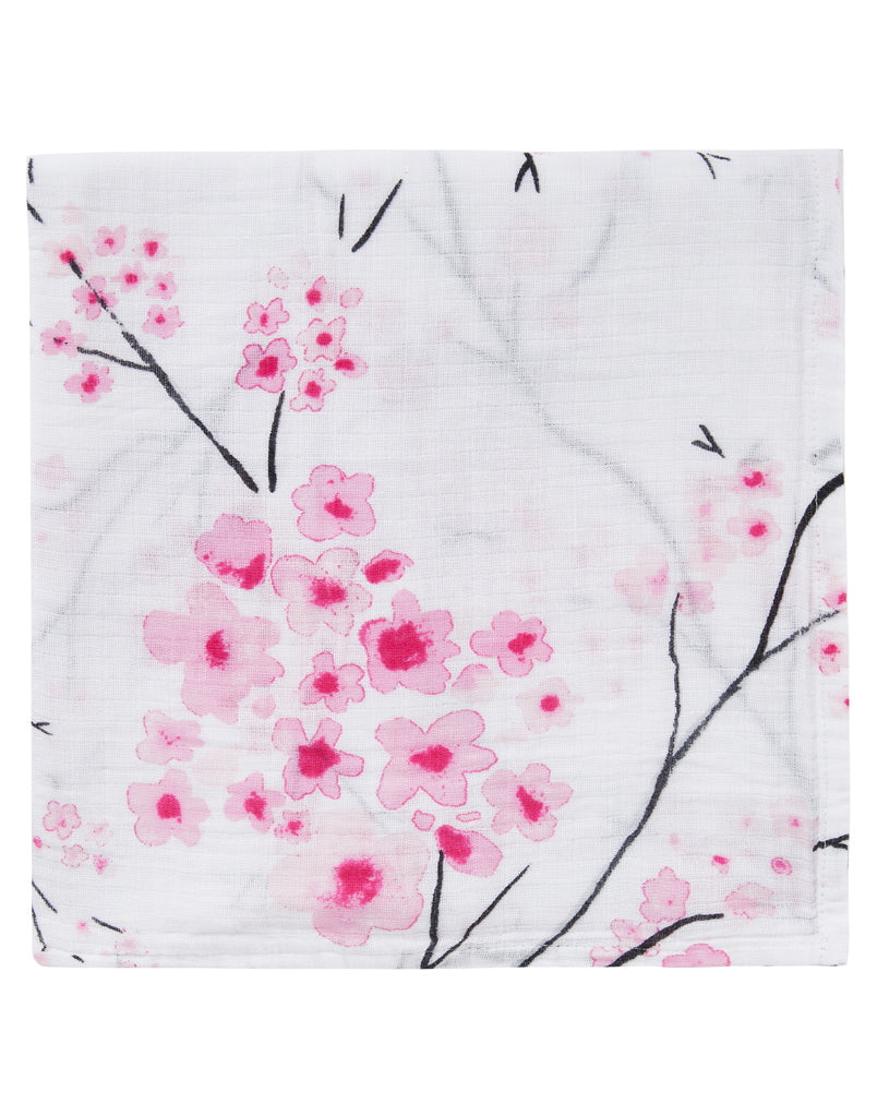 ORGANIC SWADDLE - CHERRY BLOSSOM