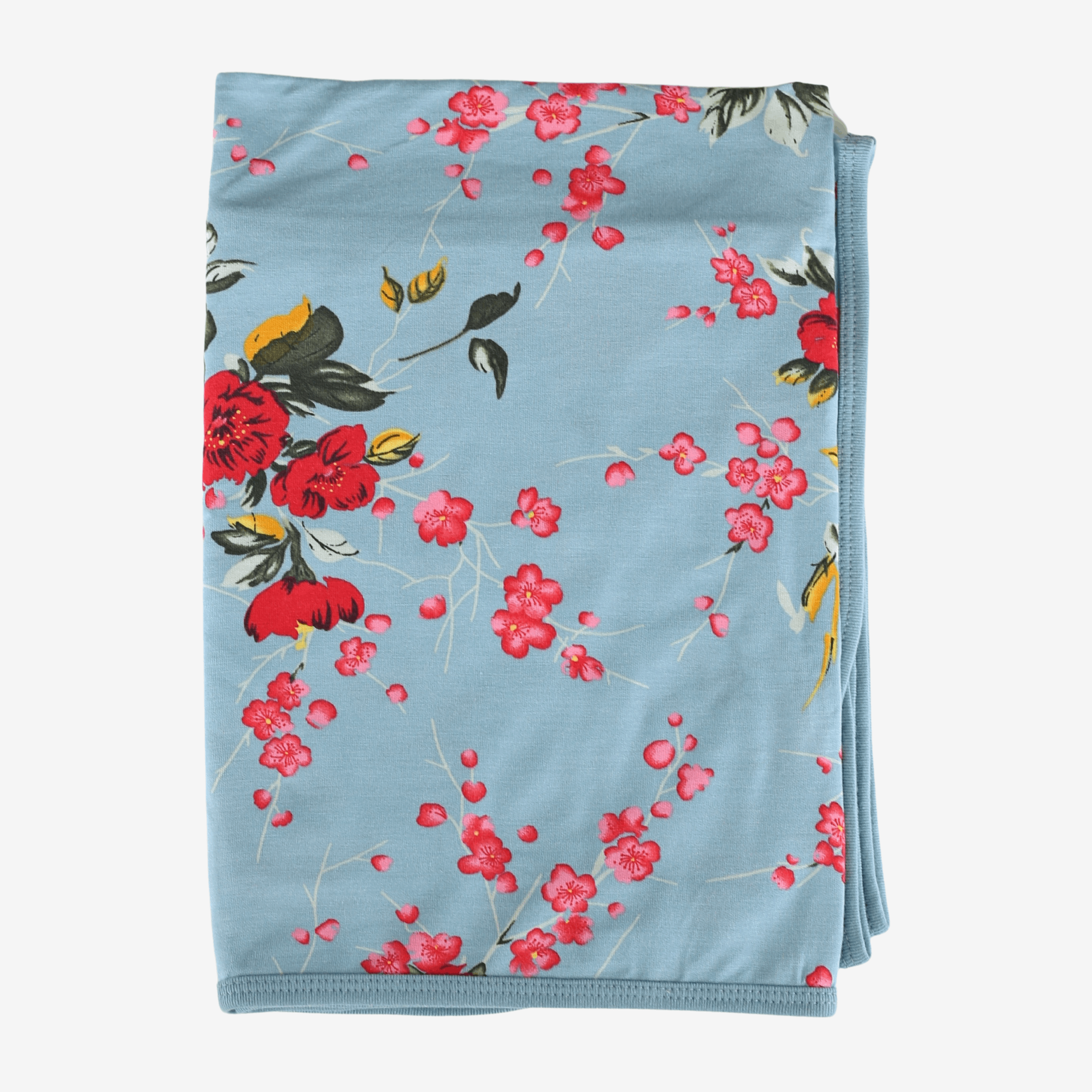 Cherry Blossom Teal Swaddle