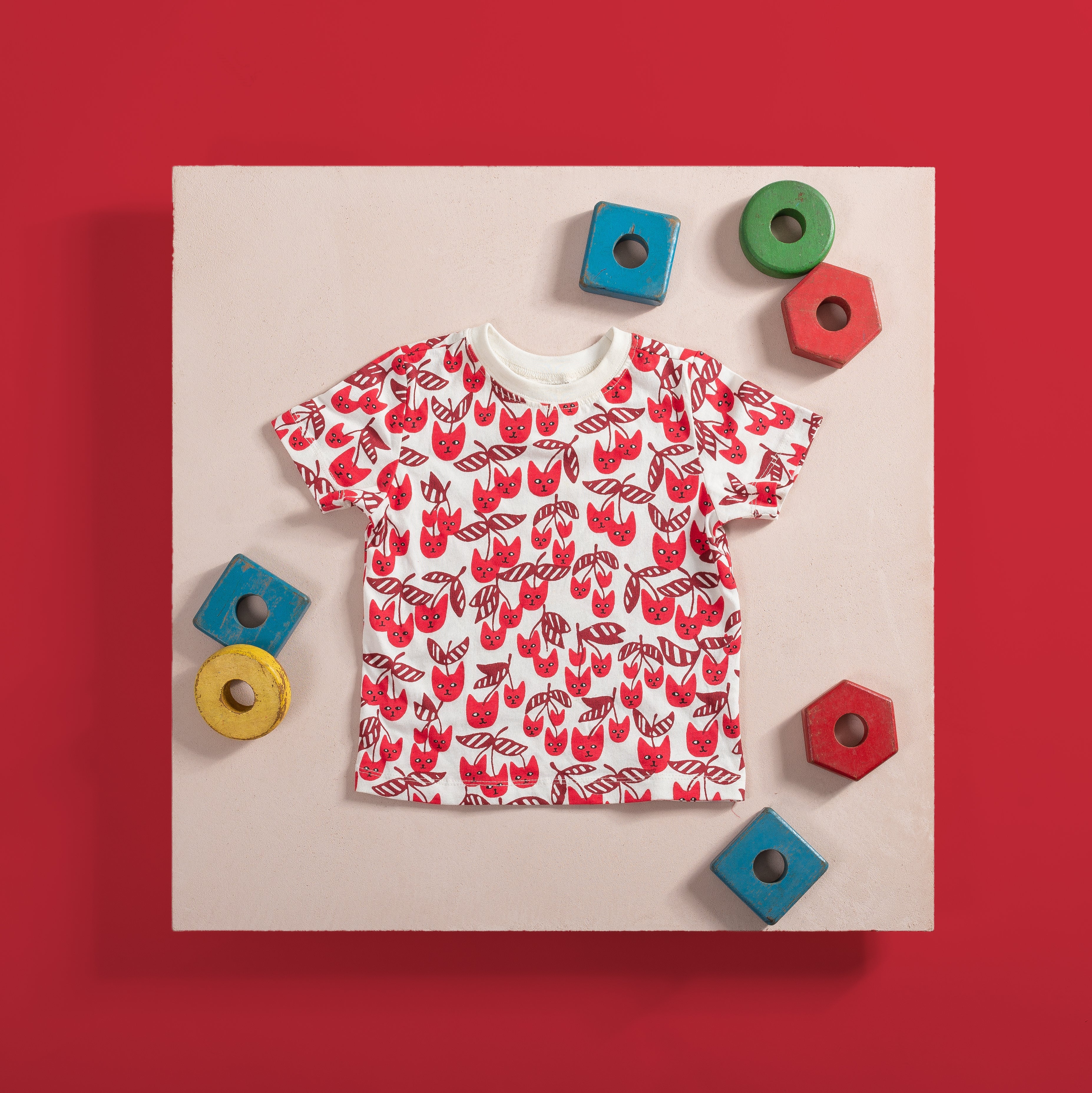 Sale Kids Cherry Cat T-shirt