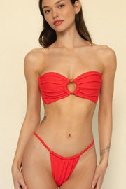 Cherry Brasil (scrunch) Bikini Bottom