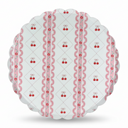 Cherry Coquette Large Plates 10" (8 Pack)