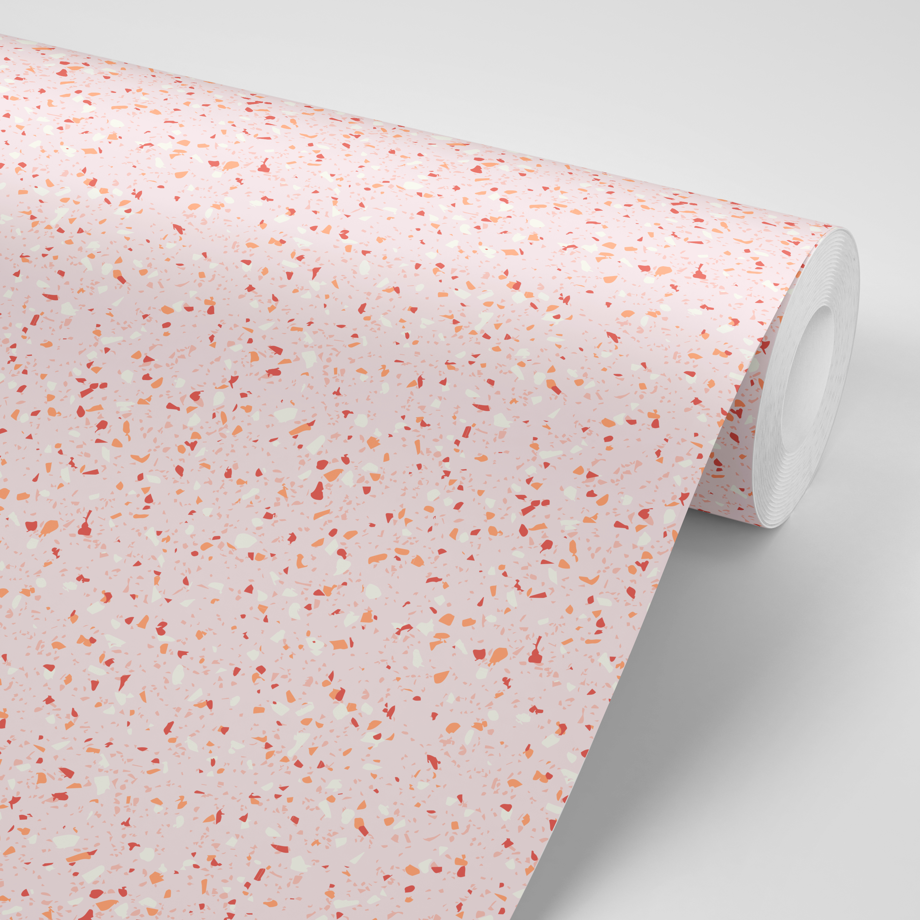 Cherry Terrazo Contact Paper  - Pack Of 3 Rolls (24x48" Each)