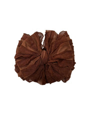 Chestnut | Signature Ruffled Baby Headband