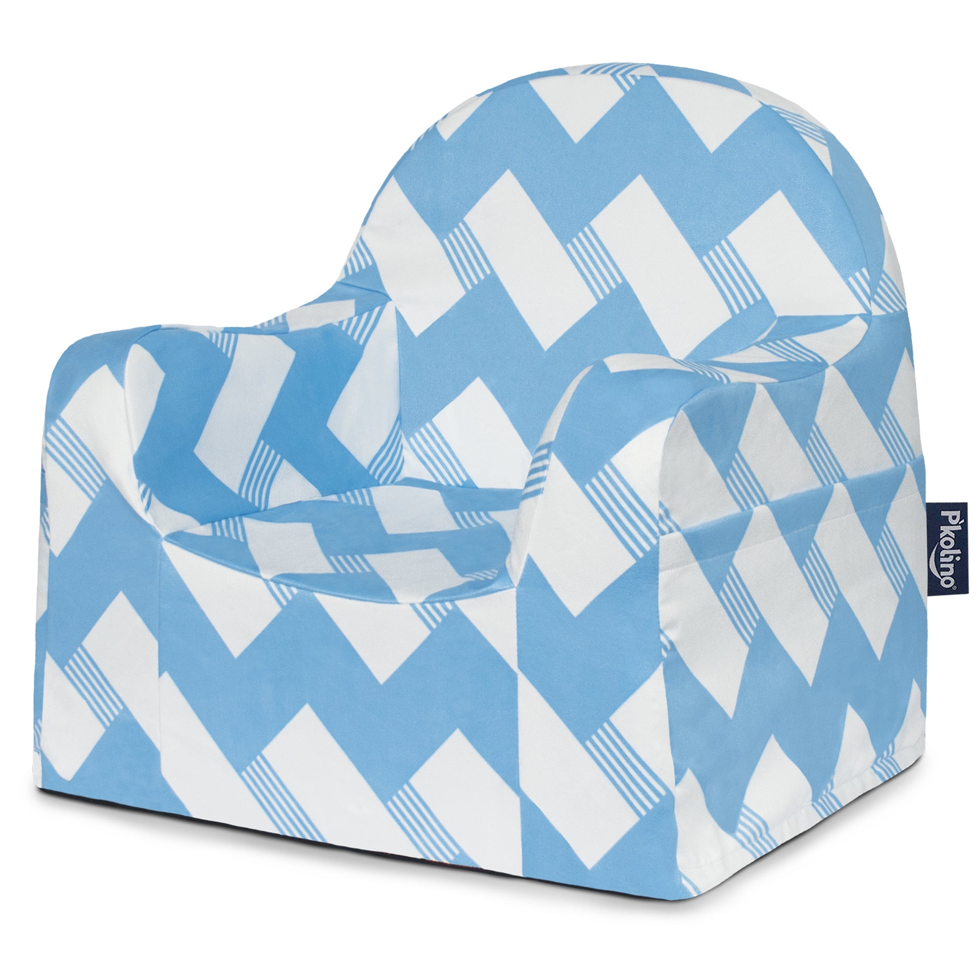 Little Reader Chair - Chevron Blue