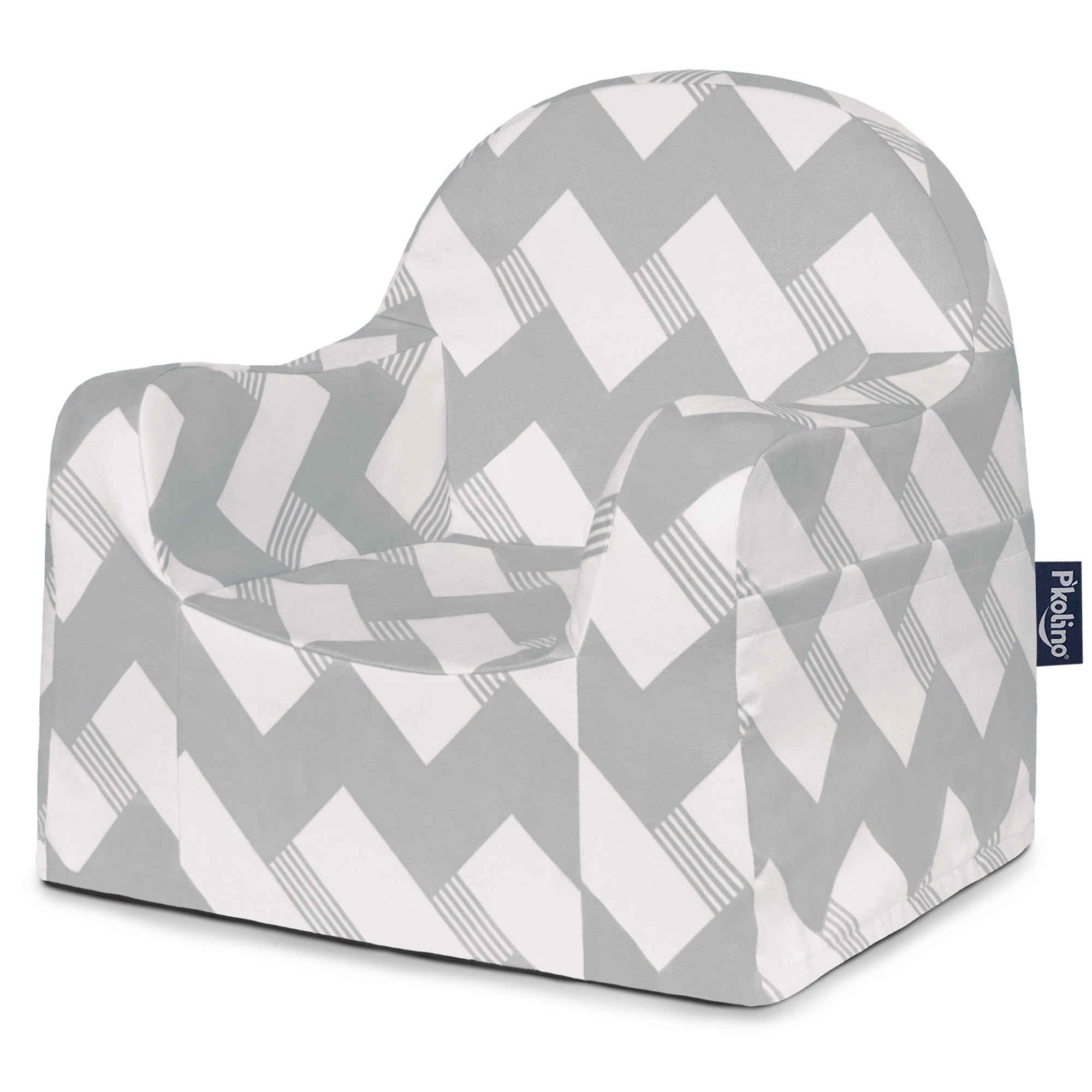 Little Reader Chair - Chevron Grey